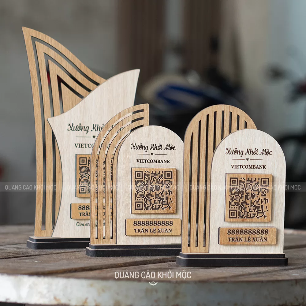 Bảng QR Bảng Gỗ